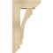 Ekena Millwork Merced Slat Rough Sawn Bracket w/ Offset Brace, Douglas Fir, 6"W x 14"D x 26"H BKT0604X14X26MRC06RDF - alternate 3